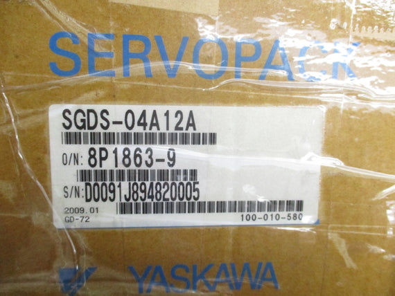 YASKAWA SGDS-04A12A 200-230V 4.7A NSMP