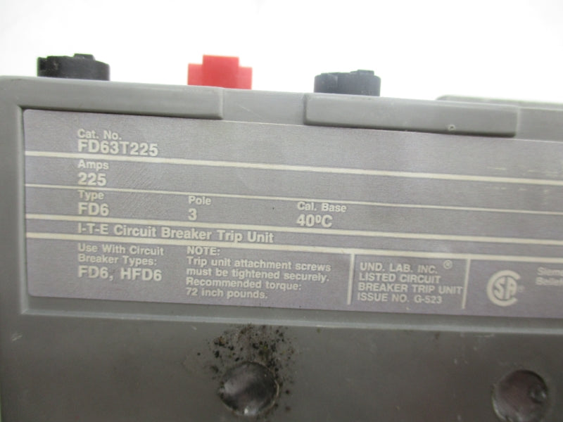 SIEMENS FD63T225 225A UNMP
