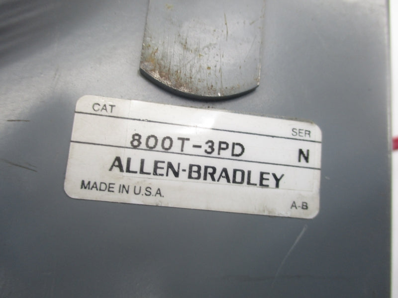 ALLEN BRADLEY 800T-3PD SER. N UNMP