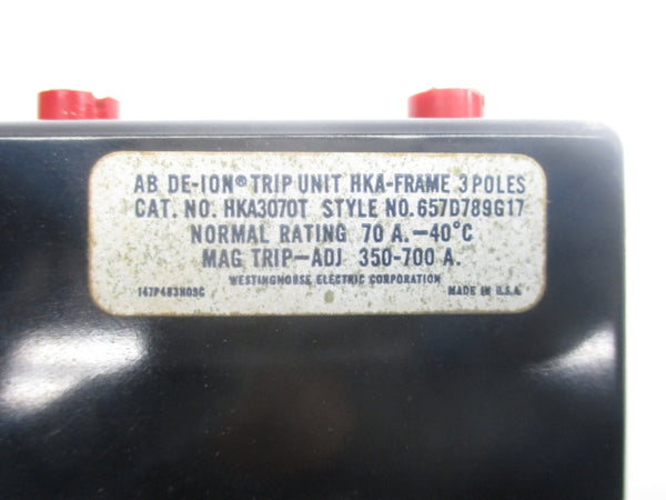 WESTINGHOUSE HKA3070T 70A NSMP