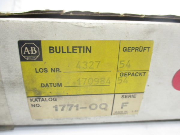 ALLEN BRADLEY 1771-OQC SER. F 24V NSMP