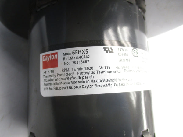 DAYTON 6FHX5 115V NSNP