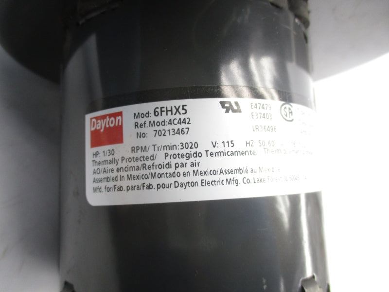 DAYTON 6FHX5 115V NSNP