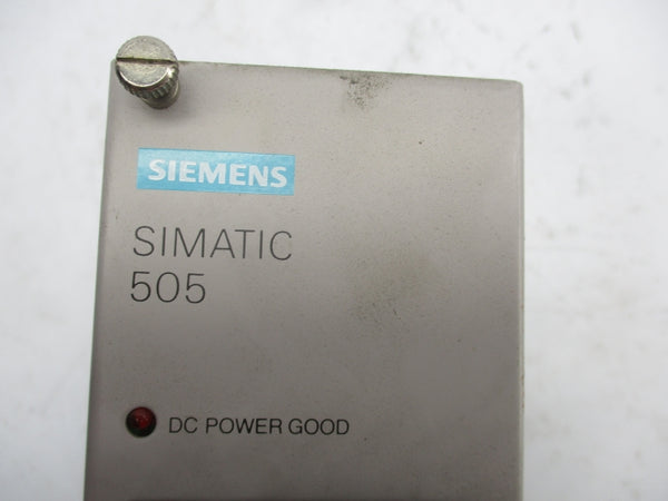 SIEMENS 505 110/220VAC 3A UNMP