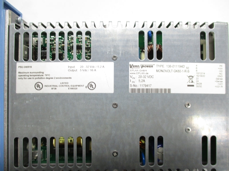 HONEYWELL PSU-240516 32VDC 5.2A NSNP