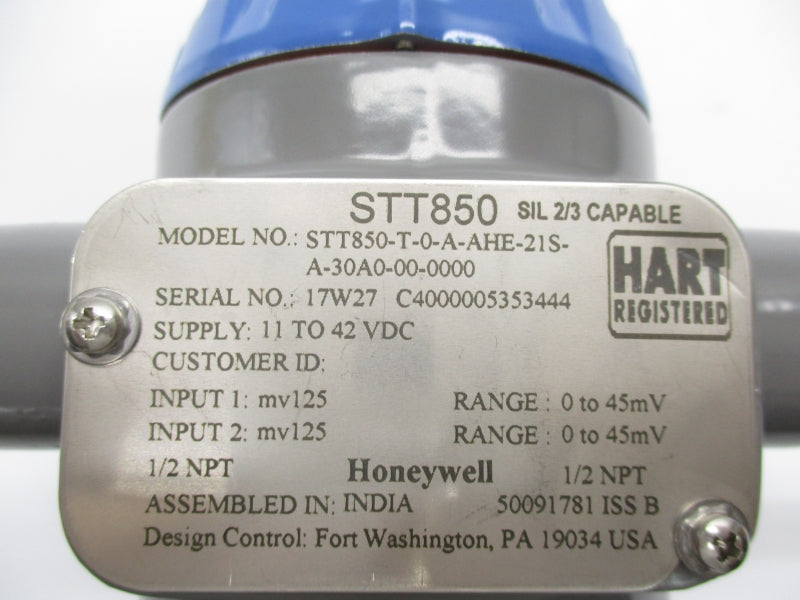 HONEYWELLSTT850-T-0-A-AHE-21S-A-30A0-00-0000 42VDC NSNP