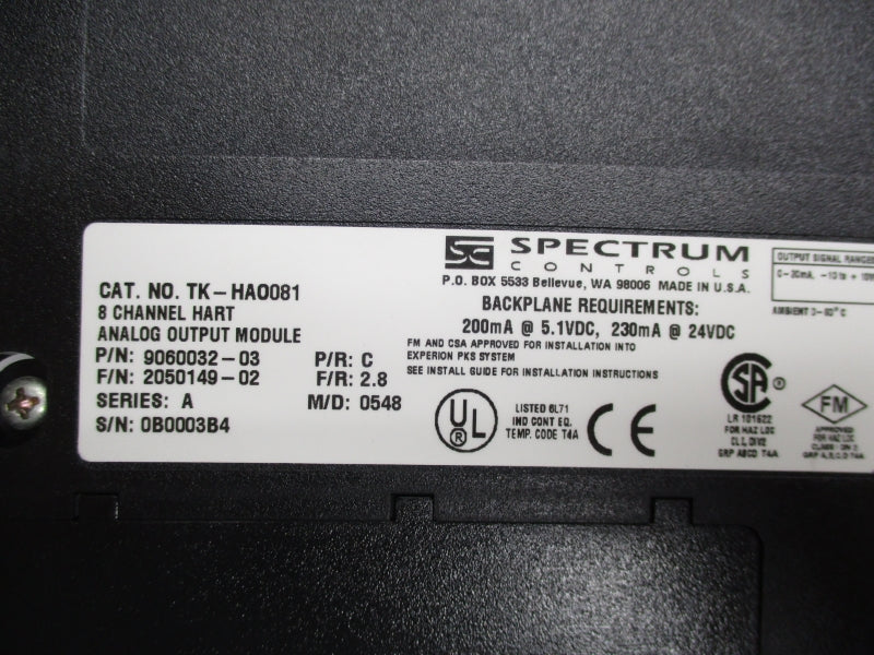 HONEYWELL TK-HA0081 SER. A 24VDC UNMP