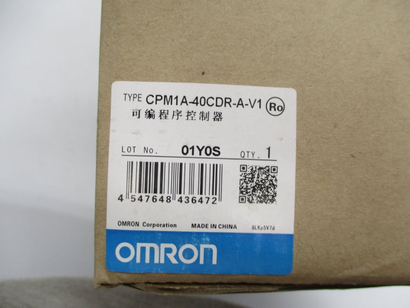 OMRON CPM1A-40CDR-A-V1 100-240VAC 20A NSMP