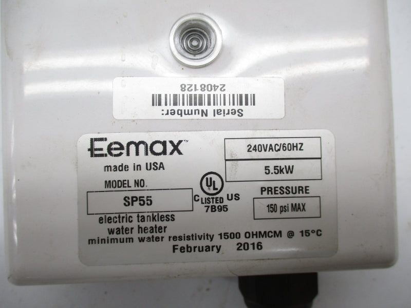 EEMAX SP55 240VAC 150PSI NSMP