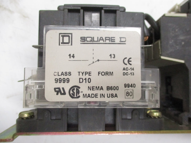 SQUARE D D8911DPSO3358V02D818 SER. B 120V 40A NSNP