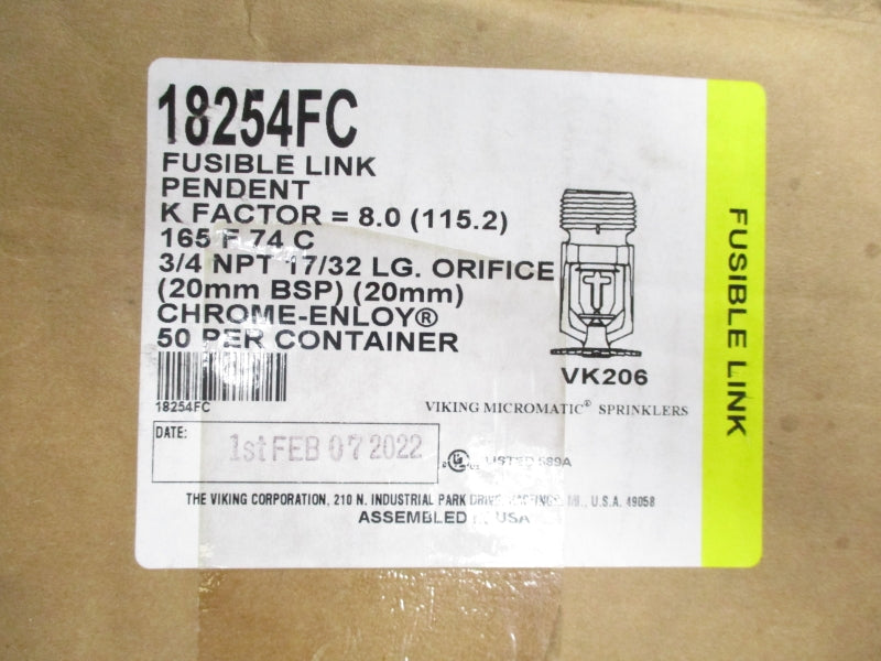 VIKING 18254FC (PKG OF 25) NSMP
