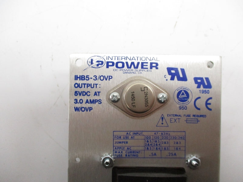 INTERNATIONAL POWER IHB5-3/OVP 5VDC 3.0A NSMP