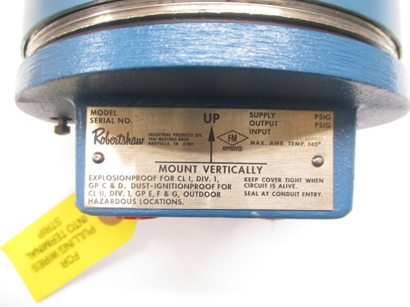 ROBERTSHAW 443A-B1 20PSI NSMP