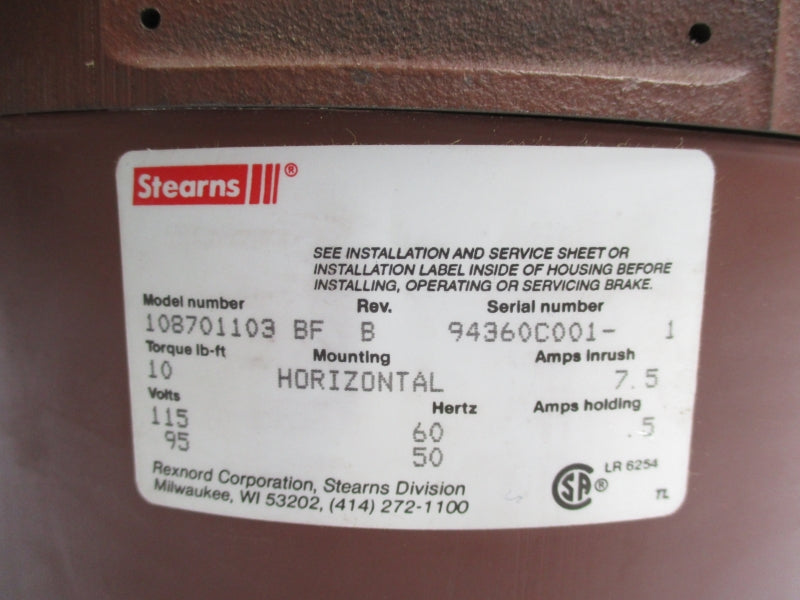 STEARNS 1-087-011-3 UNMP