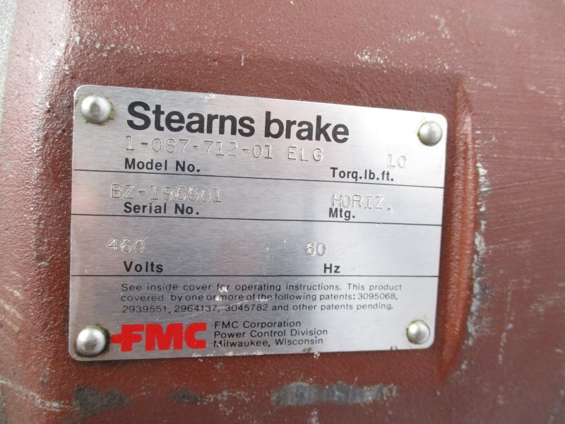 STEARNS 1-087-712-01 460V UNMP