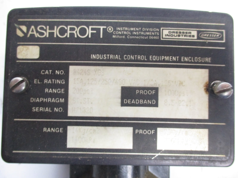 ASHCROFT B424SXG8 200PSI NSMP