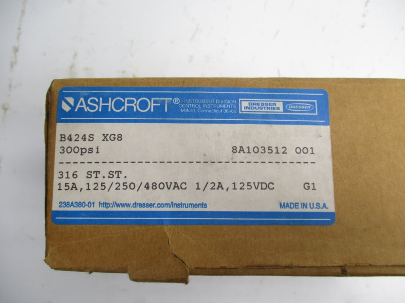 ASHCROFT B424SXG8 200PSI NSMP