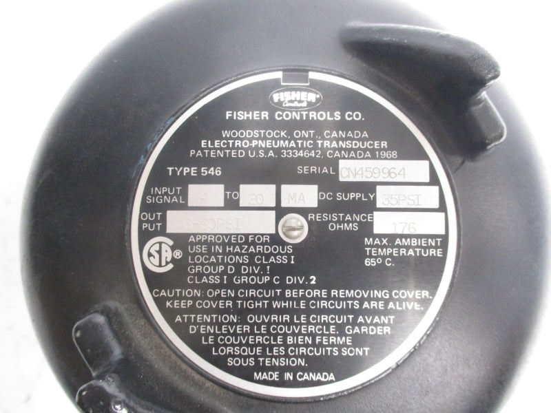 FISHER 546 50PSI NSNP
