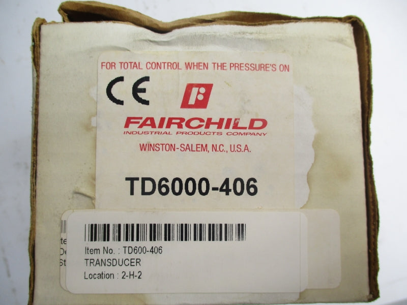 FAIRCHILD TD6000-406 125-150PSI NSMP