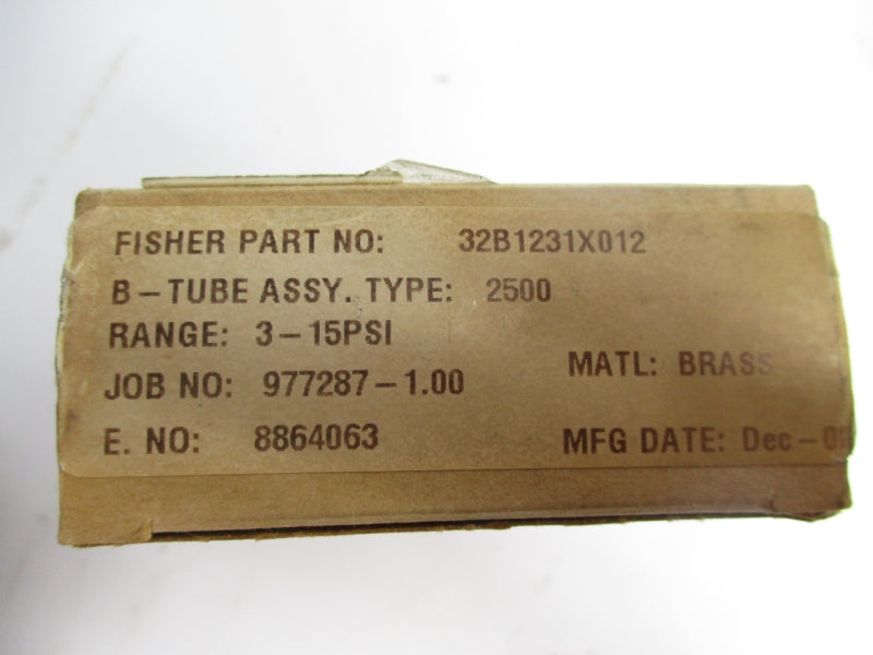 FISHER 32B1231X012 3-15PSI NSMP