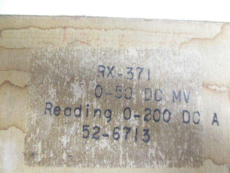 WESCHLER RX371-DCA/30-0-30 NSMP