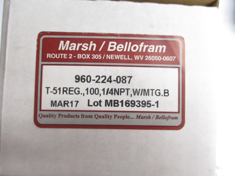MARSH BELLOFRAM 960-244-087 250PSI (AS PICTURED) NSMP