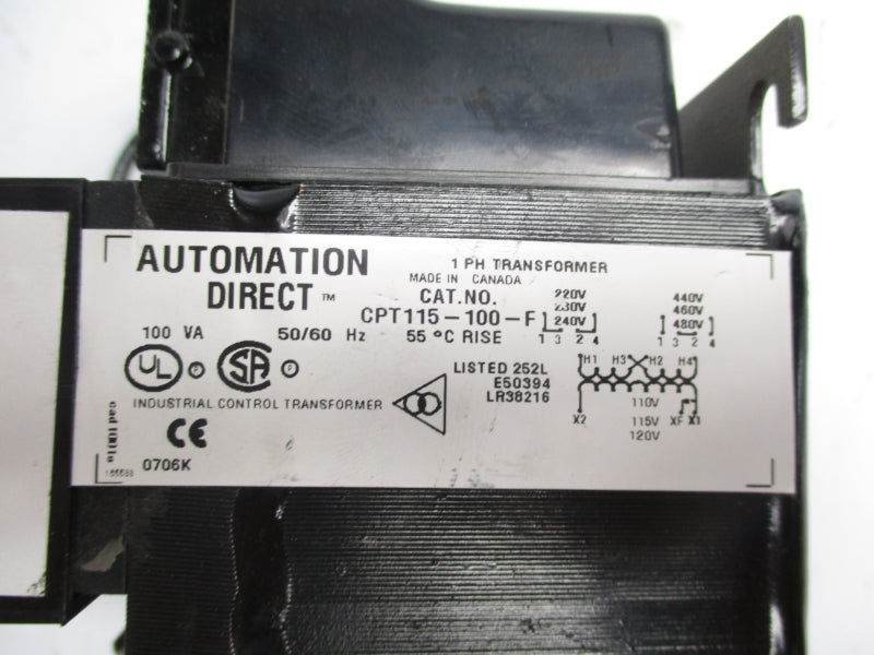 AUTOMATION DIRECT CPT115-100-F 480V UNMP