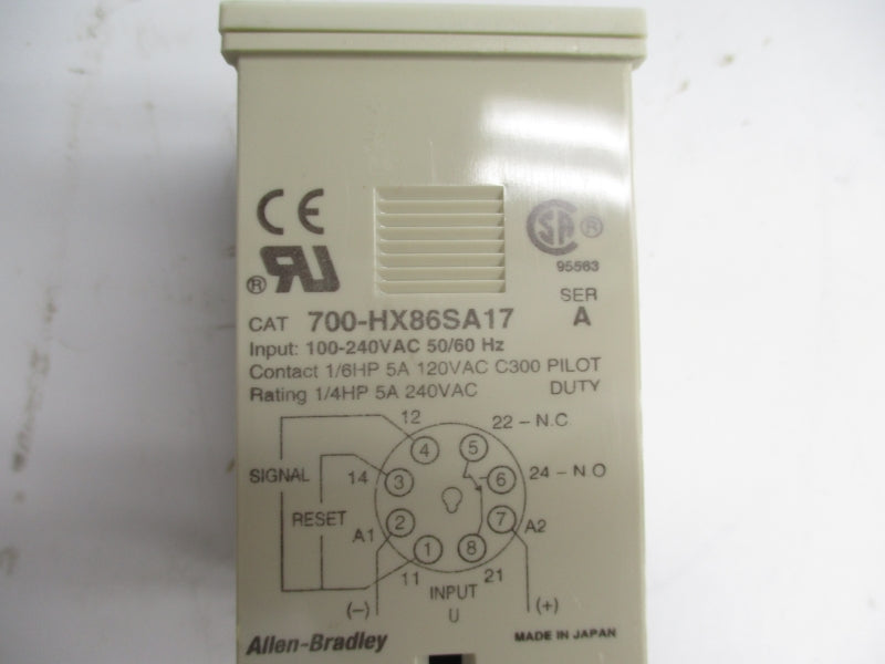 ALLEN BRADLEY 700-HX86SA17 SER. A 240VAC 5A NSMP