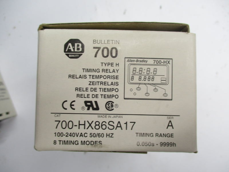 ALLEN BRADLEY 700-HX86SA17 SER. A 240VAC 5A NSMP