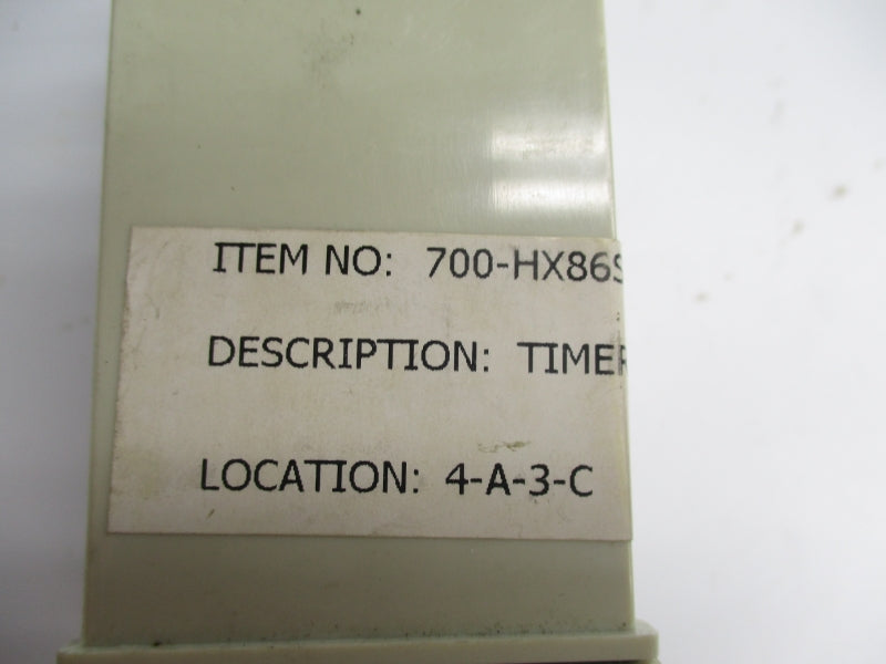 ALLEN BRADLEY 700-HX86SA17 SER. A 240VAC 5A UNMP