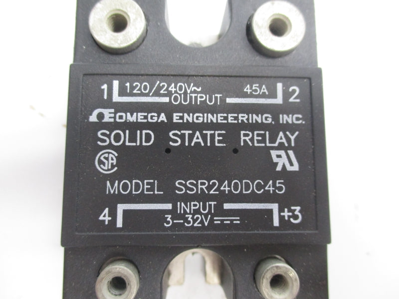 OMEGA ENGINEERING SSR240DC45 240V 45A UNMP