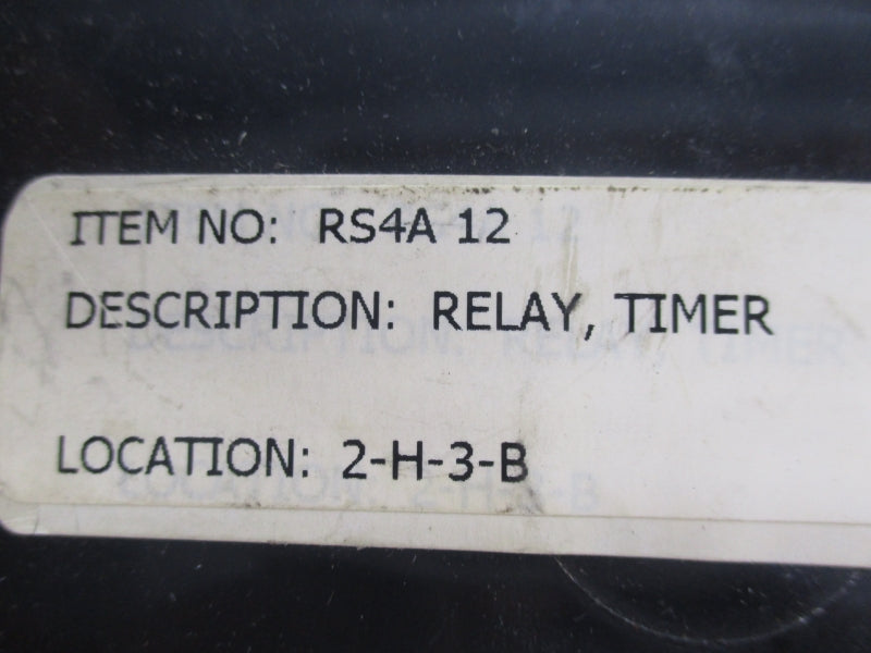 ASEA BROWN RS4A12 120VAC NSNP