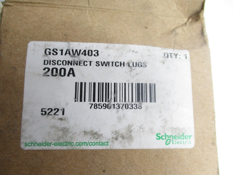 SCHNEIDER ELECTRIC GS1AW403 (PKG OF 6) NSMP