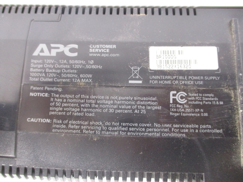 APC BR1000G 120V 12A NSNP