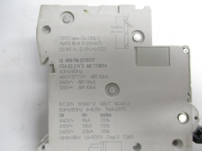 SCHNEIDER ELECTRIC M9F42210 480/277V 10A (AS PICTURED) NSNP