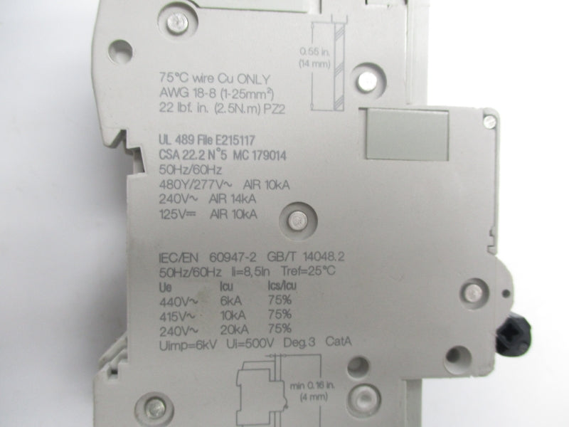 SCHNEIDER ELECTRIC M9F42220 480/277V 20A (AS PICTURED) NSNP