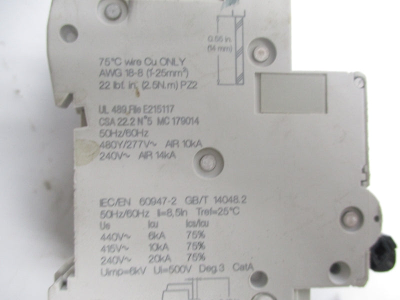 SCHNEIDER ELECTRIC M9F42325 277V 25A (AS PICTURED) NSNP