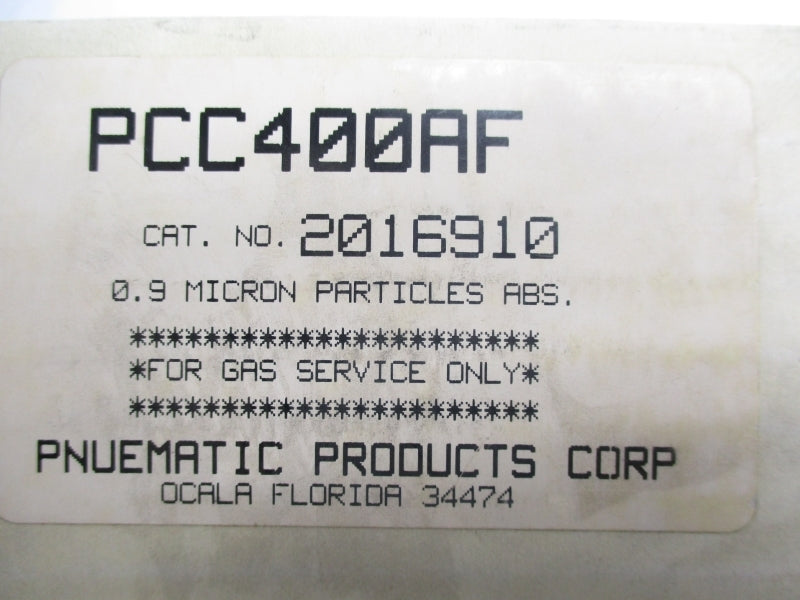 PNEUMATICS PRODUCTS PCC400AF NSMP