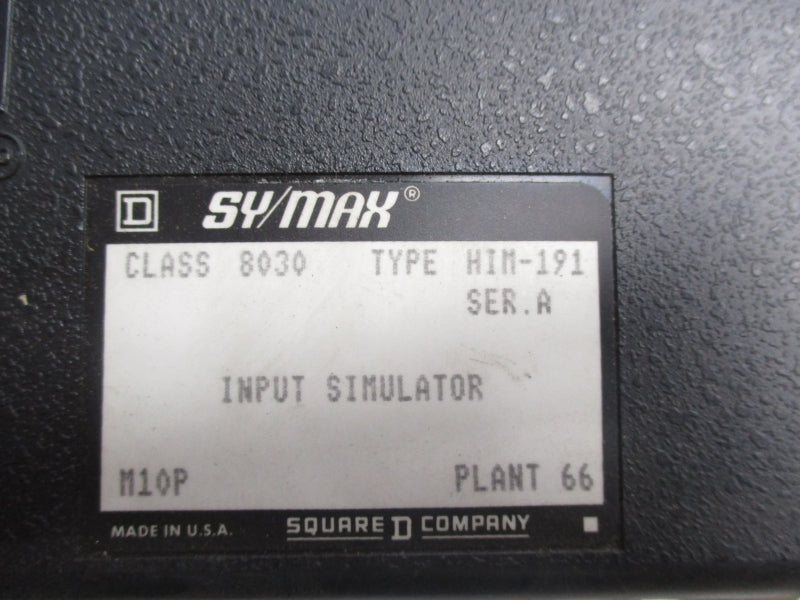 SQUARE D 8030HIM-191 SER. A UNMP