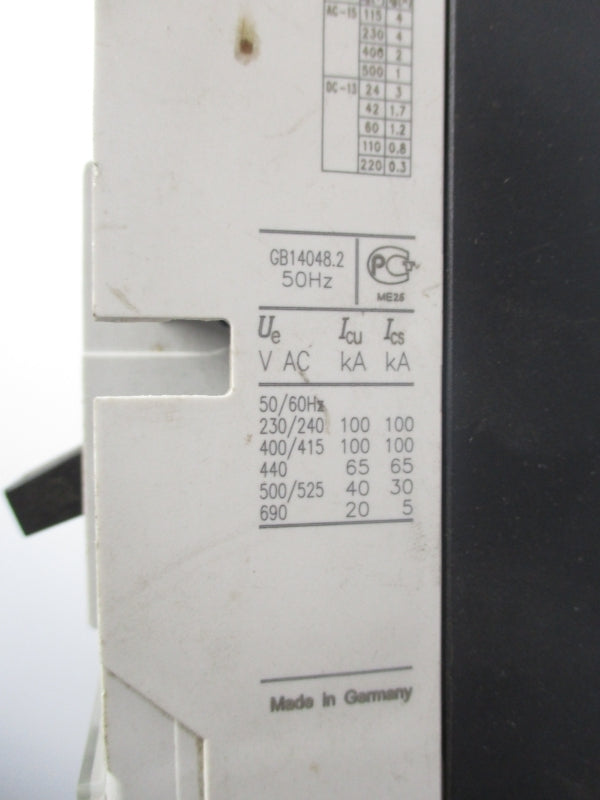 ABB 60947-4-1 690V 125A UNMP