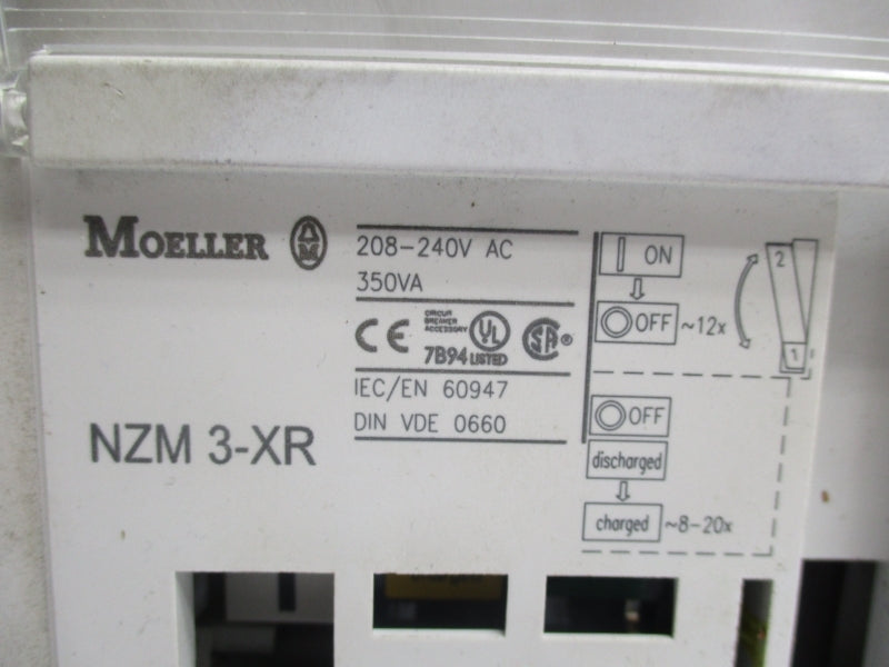 KLOCKNER MOELLER NZM3-XR208-240AC 208-240V UNMP