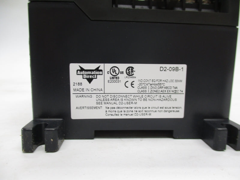 AUTOMATION DIRECT D2-09B-1 100-240V 0.3A NSMP