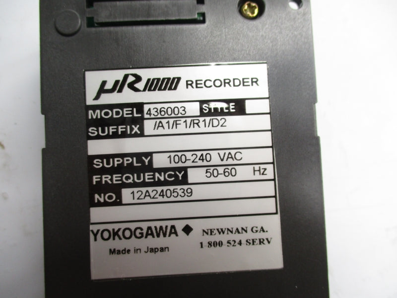 YOKOGAWA 436003 100-240VAC NSNP