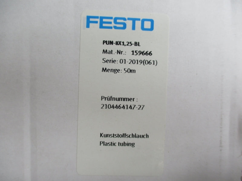 FESTO PUN-8X1.25-BL 159666 50M NSMP