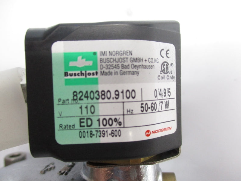 BUSCHJOST 8240380.9100 110V NSNP