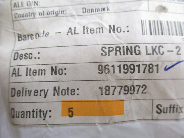 ALFA 9611991781 (PKG OF 5) NSMP