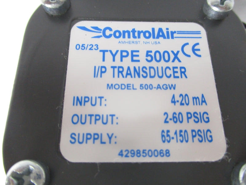 CONTROLAIR 500-AGW 65-150PSI NSNP