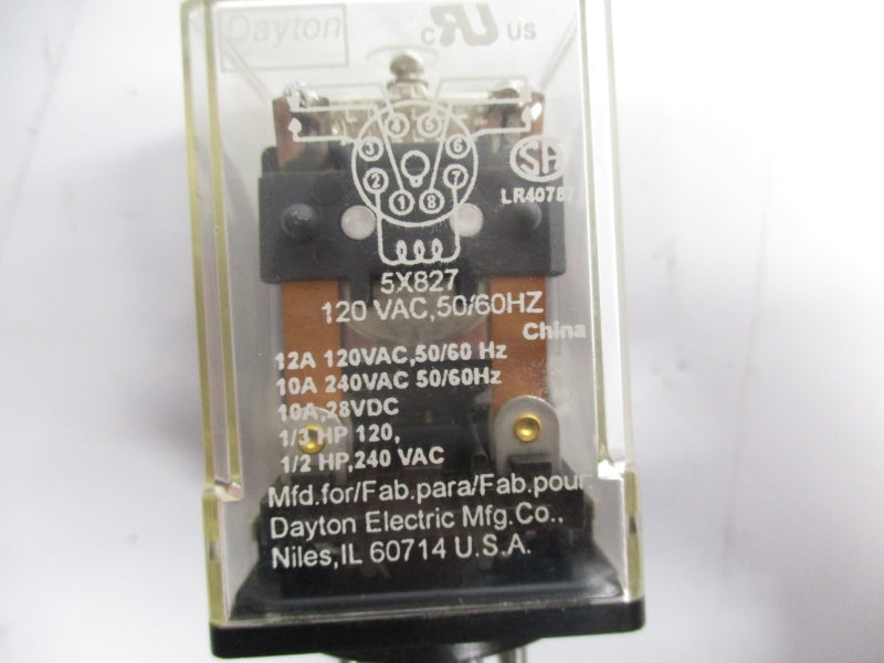 DAYTON 5X827 120VAC NSNP