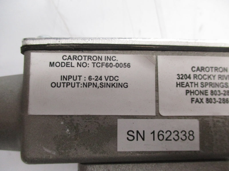 CAROTRON TCF60-0056 6-24VDC NSNP