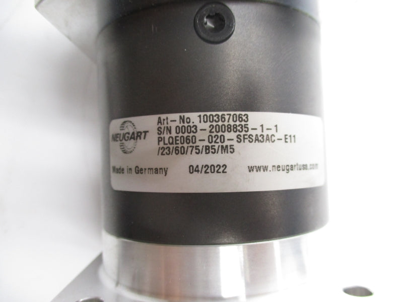 NEUGART 100367063 PLQE060-020-SFSA3AC-E11/23/60/75/B5/M5 NSNP